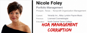 Nicole Foley - Veracity Inc HOA Management Corruption