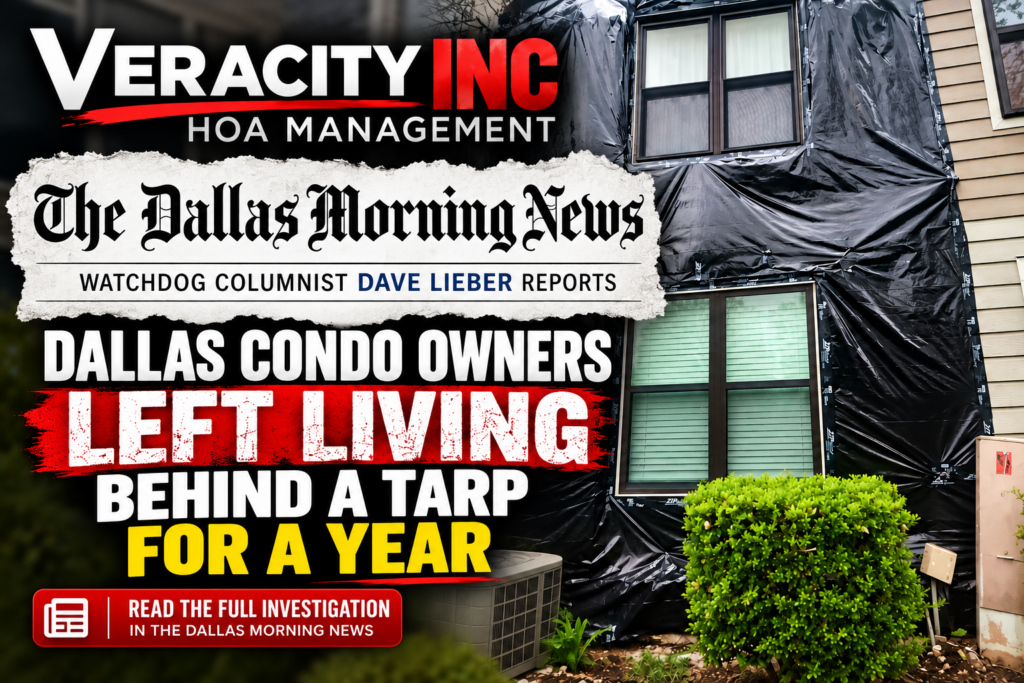 Veracity Inc HOA Mismanagement - Dallas Morning News Investigation