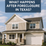 What happens after foreclosure in Texas