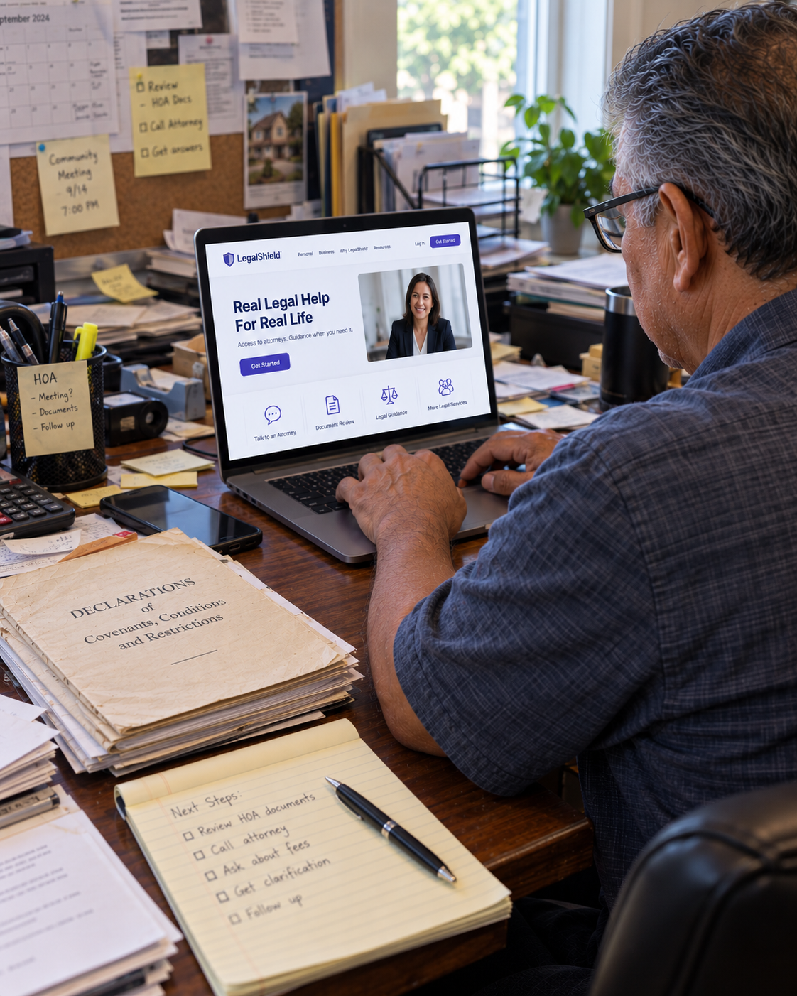 Texas homeowner researching how to find an affordable HOA attorney in Texas