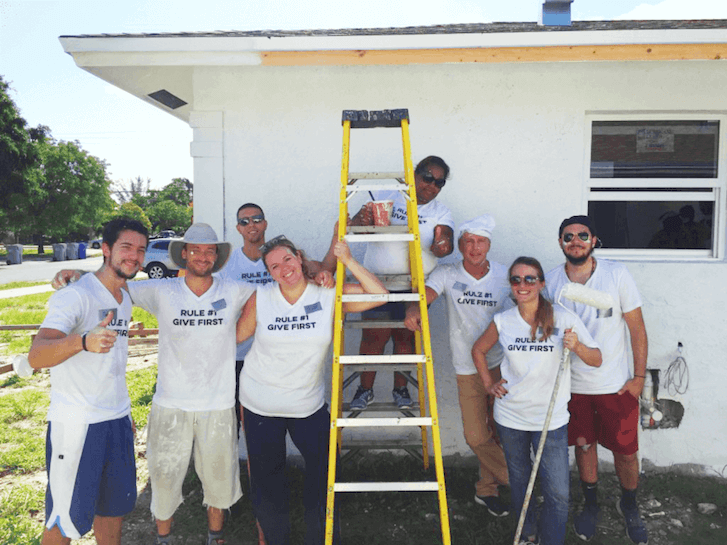 florida reputable house buying company in a habitat for humanity event