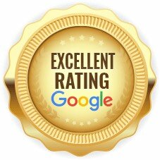 seal showing excellent google rating for buying houses cash in florida
