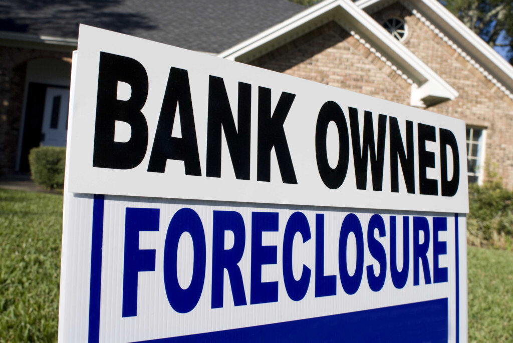 Foreclosure sign
