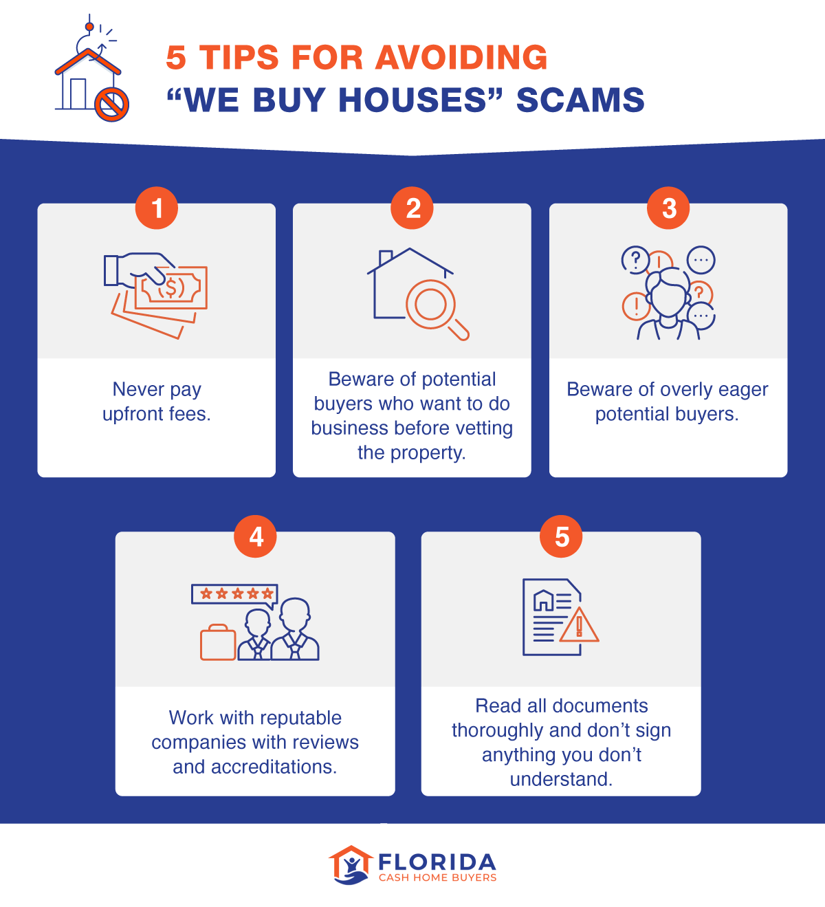 tips for avoiding we buy houses sca