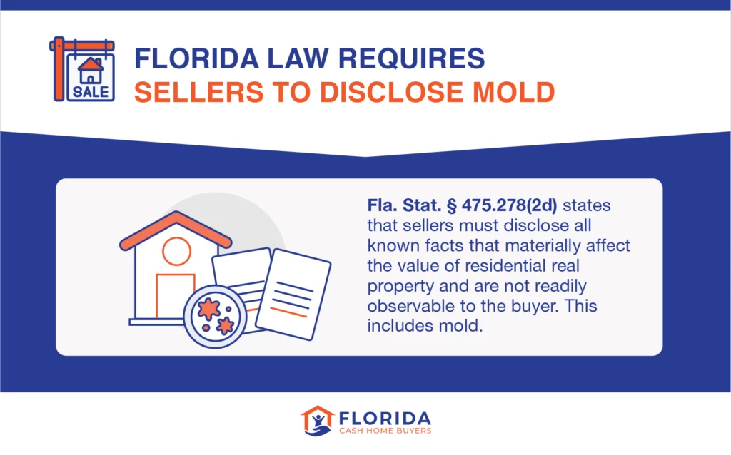 Florida law requires sellers to disclose mold