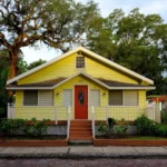 yellow home in Florida