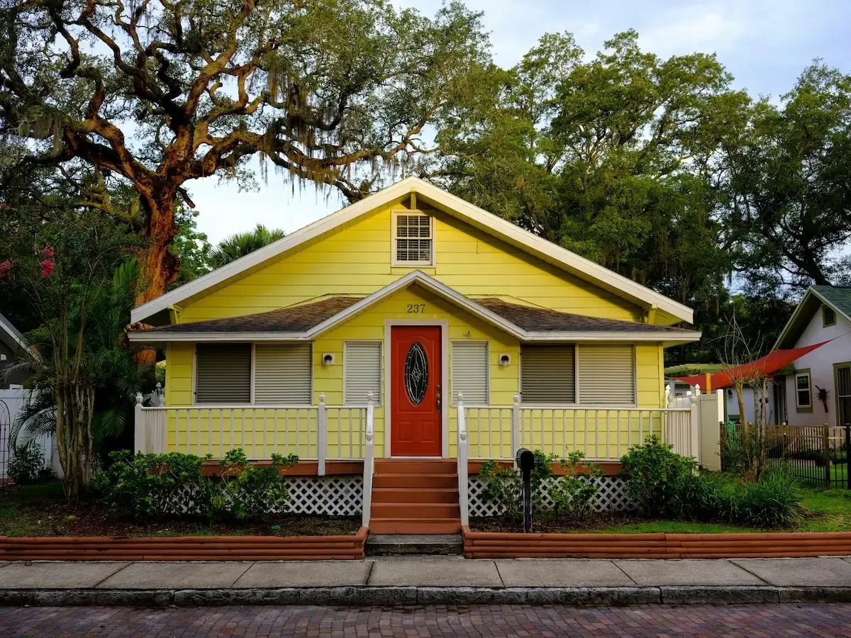 yellow home in Florida