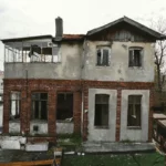 condemned two story house