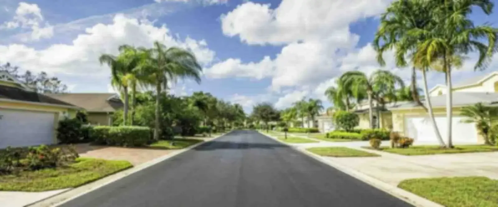 suburban street in Florida