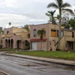 Image of a house in Florida with storm damage