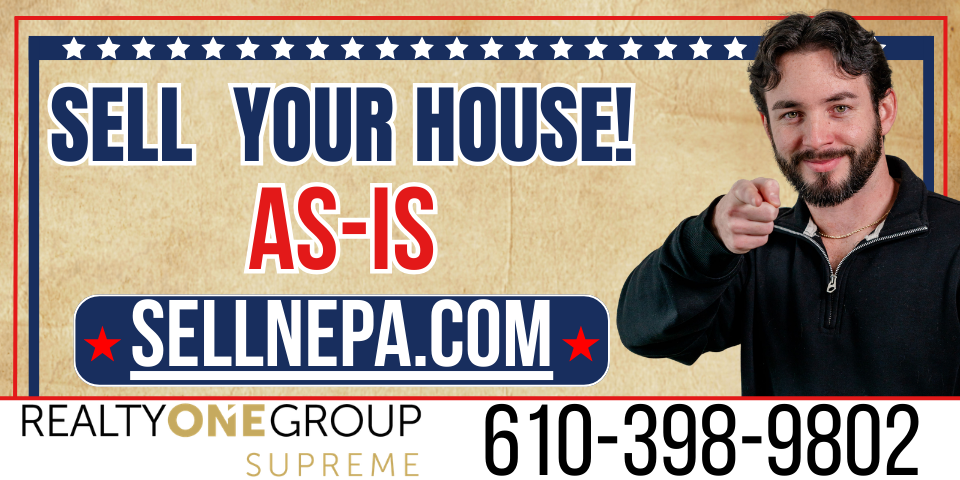 SellNEPA billboard – sell your house as-is in Northeast Pennsylvania.