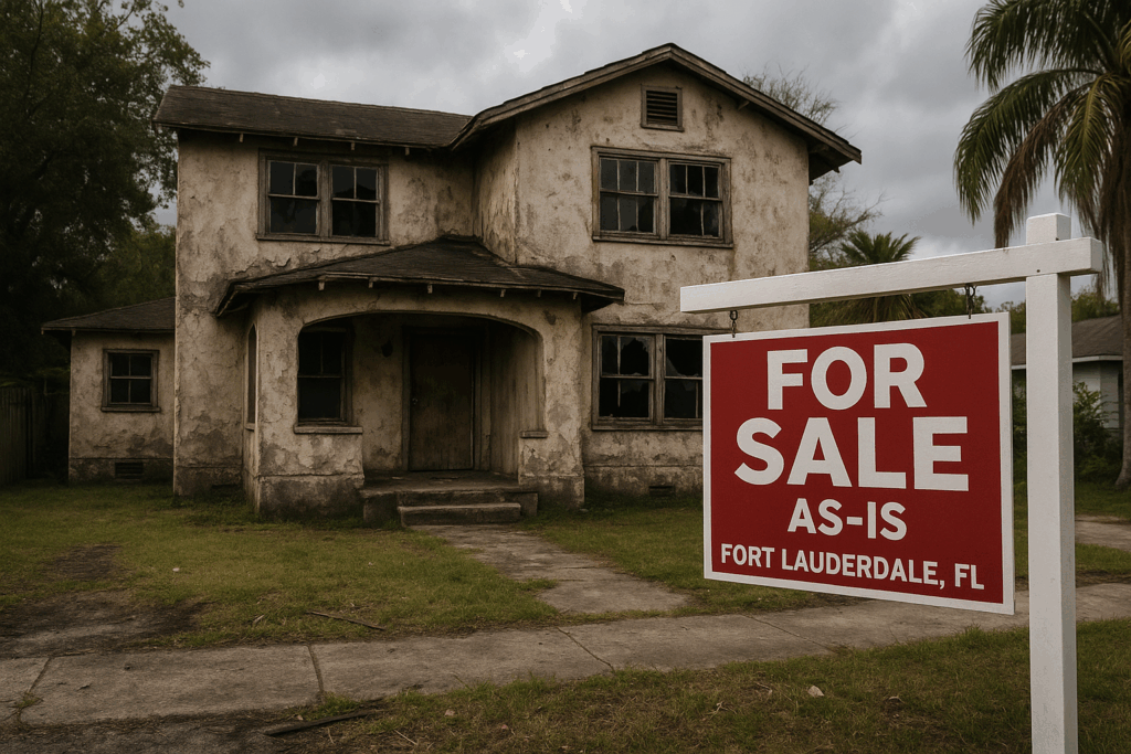 Sell Your House As-Is in Fort Lauderdale, FL