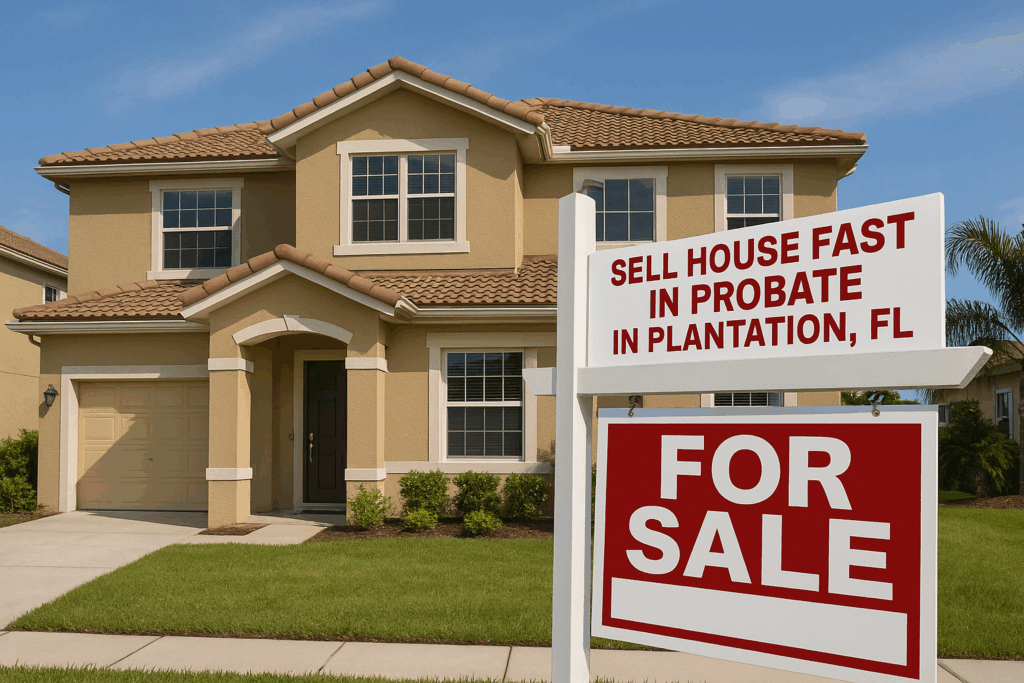 Sell Your House Fast in Probate in Plantation, FL