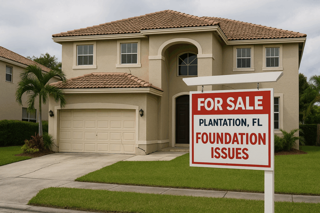 Sell Your House for Cash in Plantation, FL with Foundation Issues