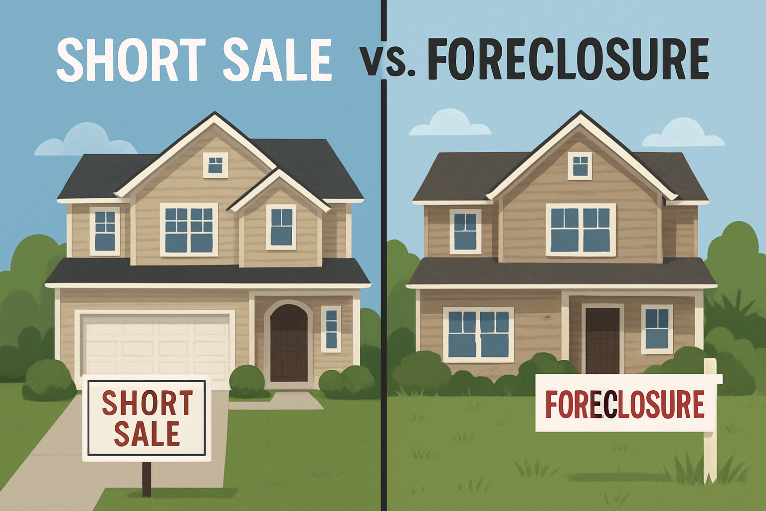 Short Sale vs. Foreclosure