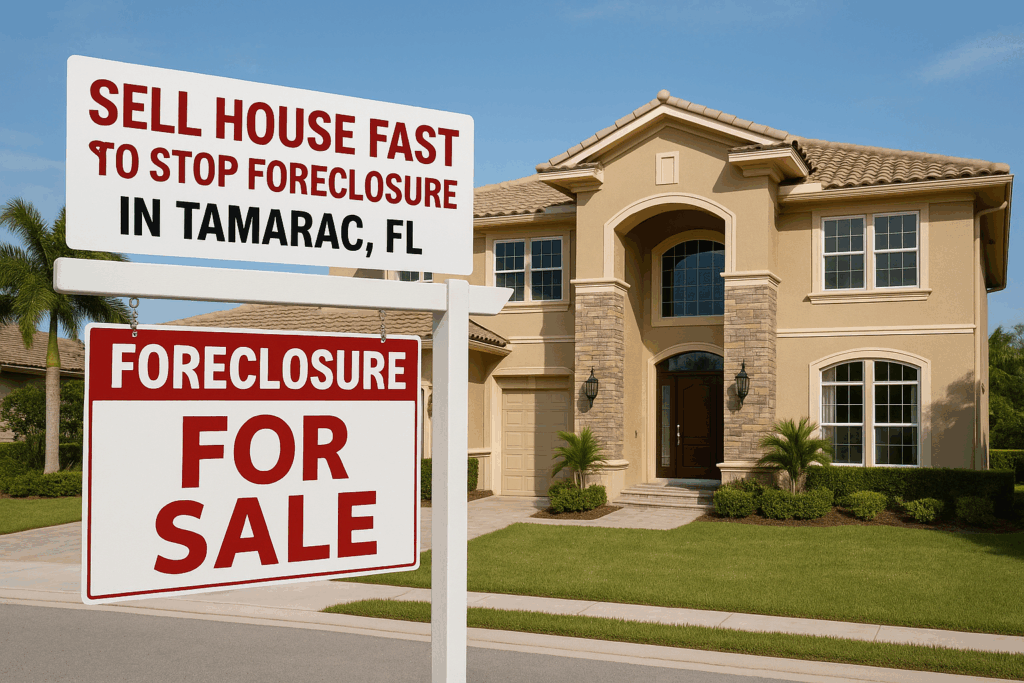 Sell House Fast to Stop Foreclosure in Tamarac, FL