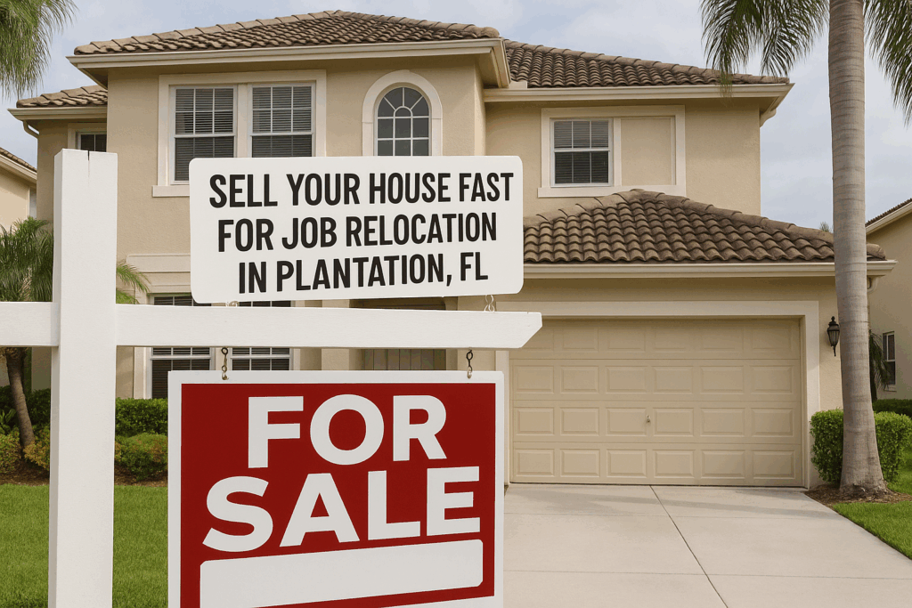 Sell Your House Fast for Job Relocation in Plantation, FL