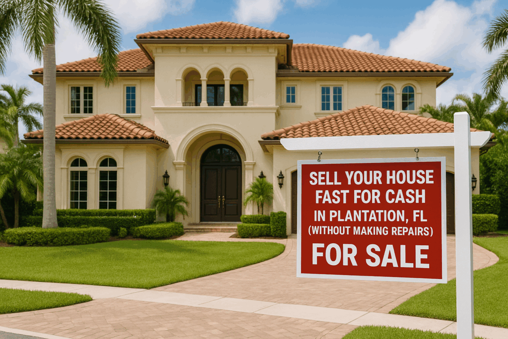 Sell Your House Fast for Cash in Plantation, FL Without Making Repairs