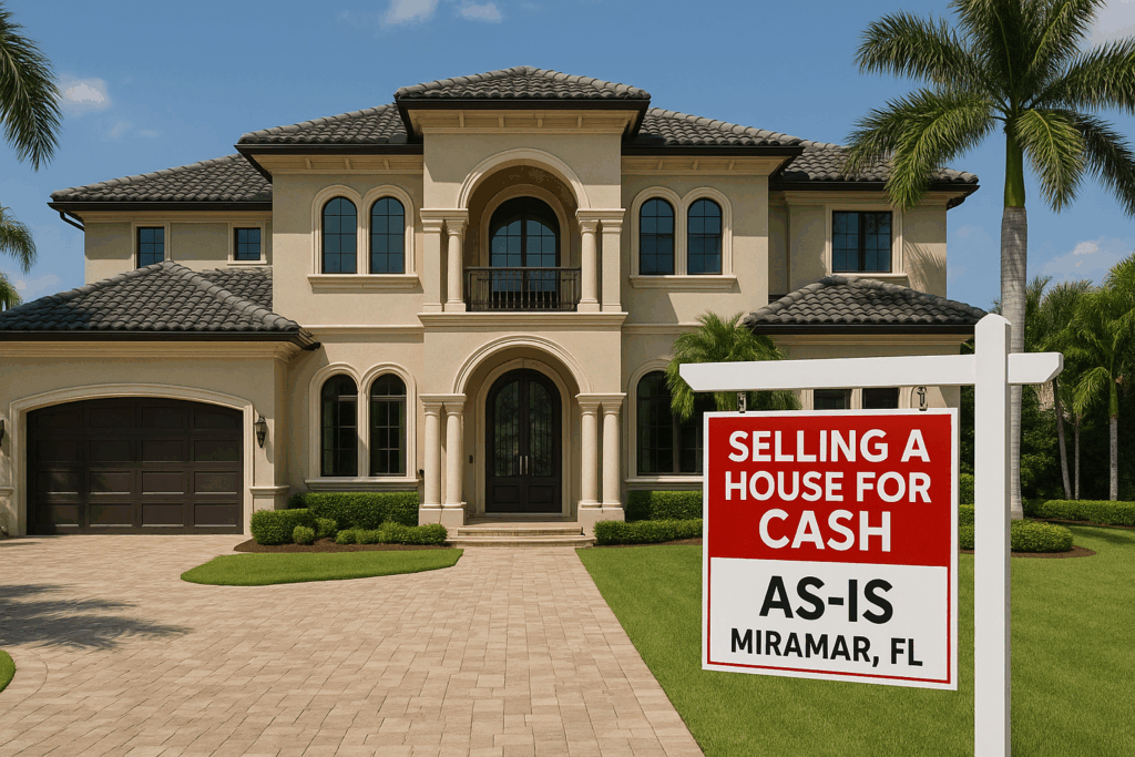 Selling a House for Cash in Miramar, FL