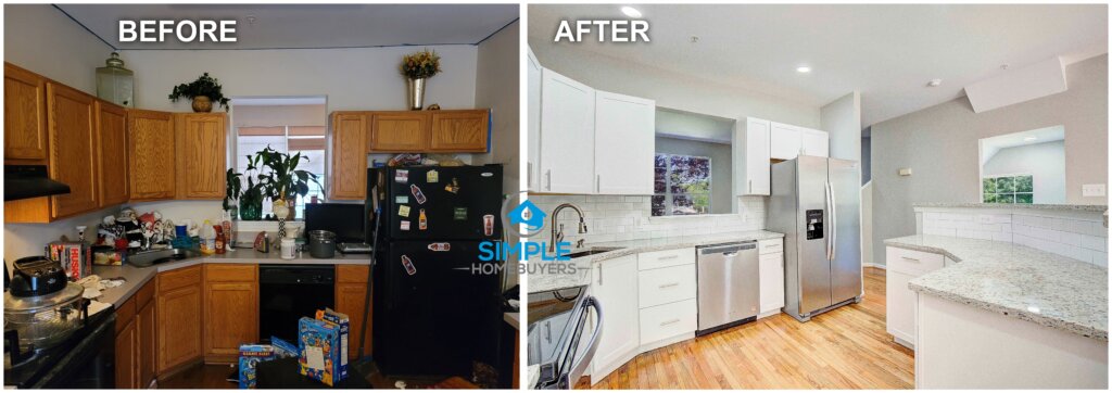 Before And After Of A House We Bought In Cash