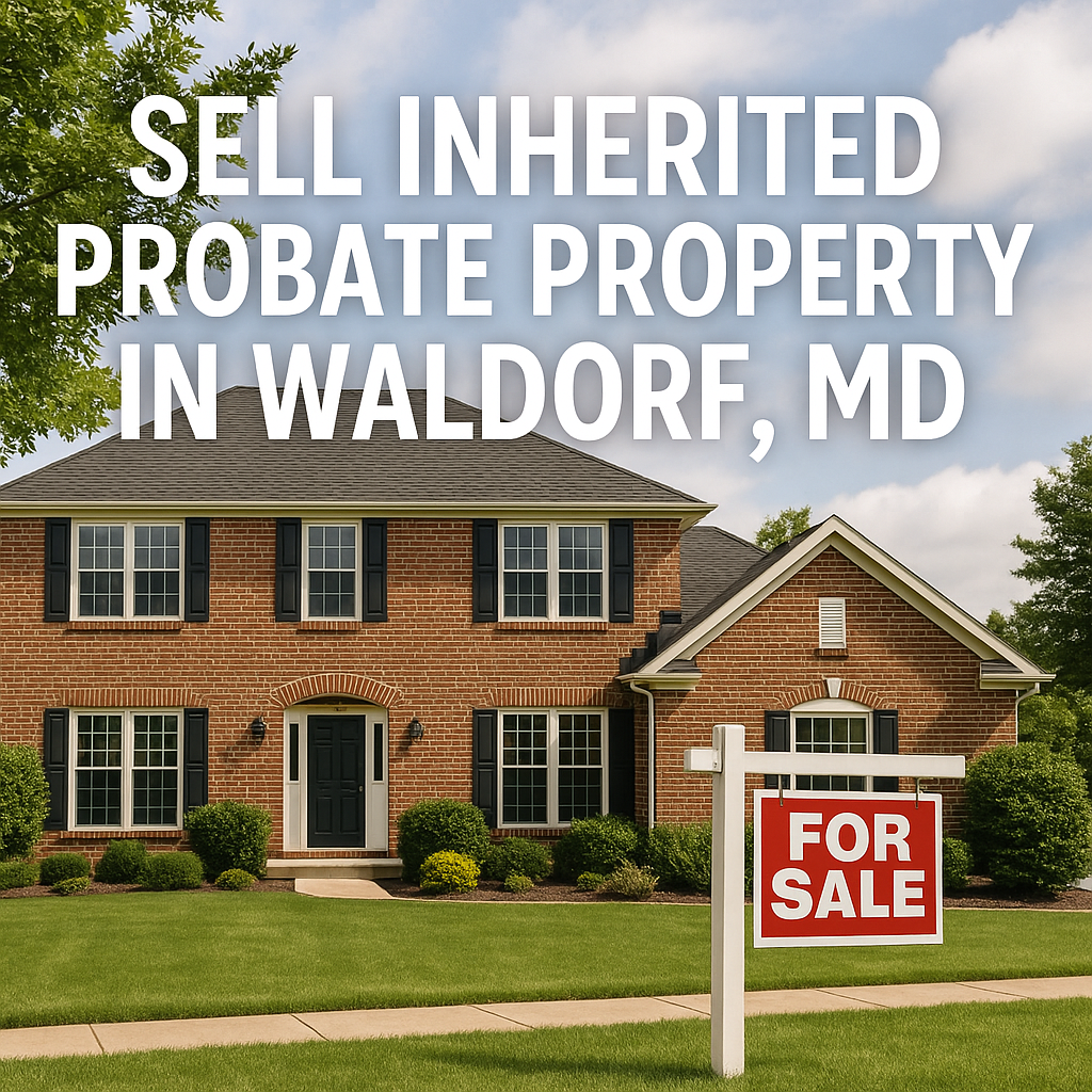 sell inherited or probate property in Waldorf MD