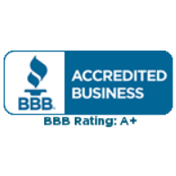 BBB Accredited Business. A+ Rating