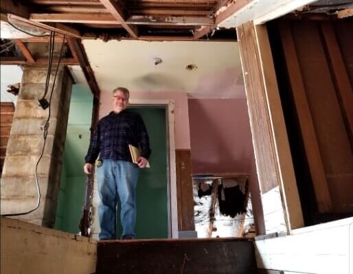 Anna Buys Houses remodel in progress.