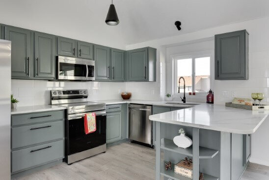 Kitchen in an Anna Buys Houses property after being fully renovated.