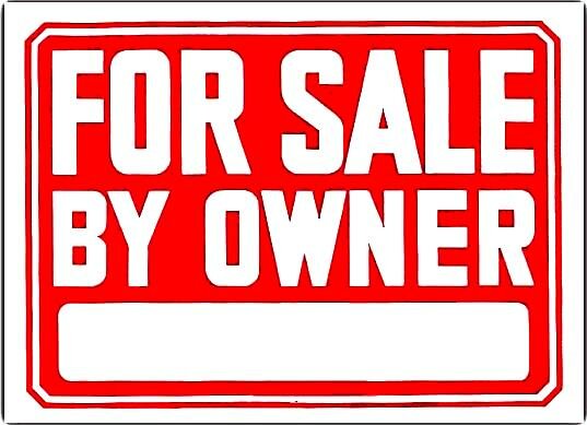 Mobile home for sale sign