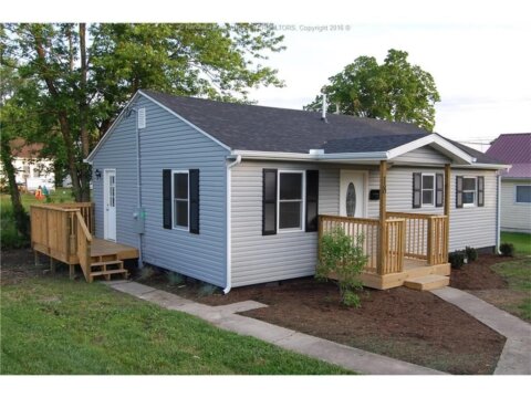 Finished exterior of 18 2nd Street in Winfield, West Virginia