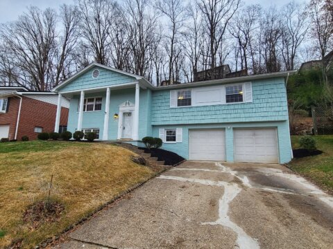 Finished exterior of 816 Echo Road in Charleston, West Virginia