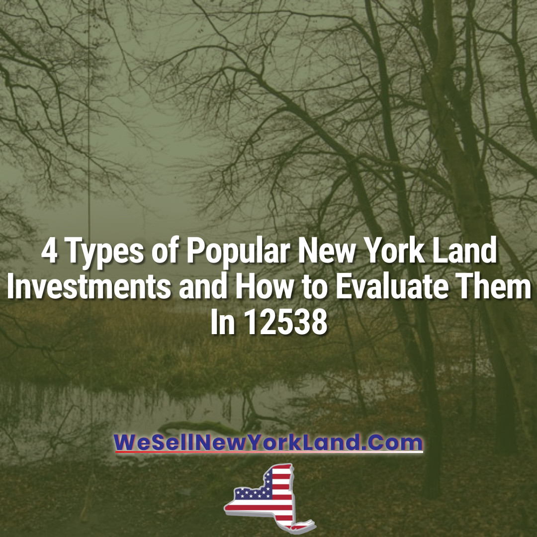 4 Types of Popular New York Land Investments and How to Evaluate Them In 12538