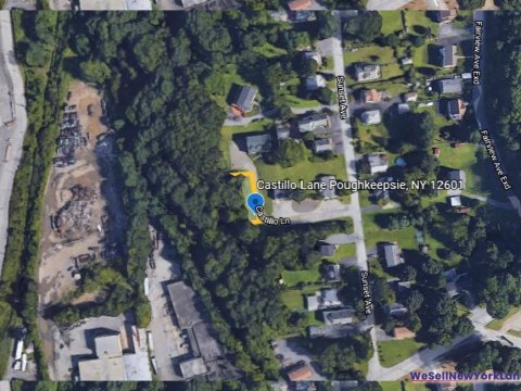 Castillio Lane, Poughkeepsie NY Map www.WeSellNewYorkLand.com
