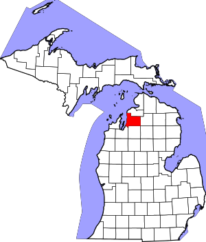 Antrium County MI Map WeSellNewYorkLand.com