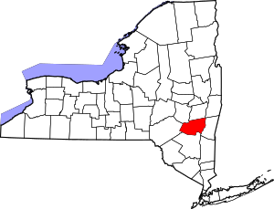 Greene County NY map