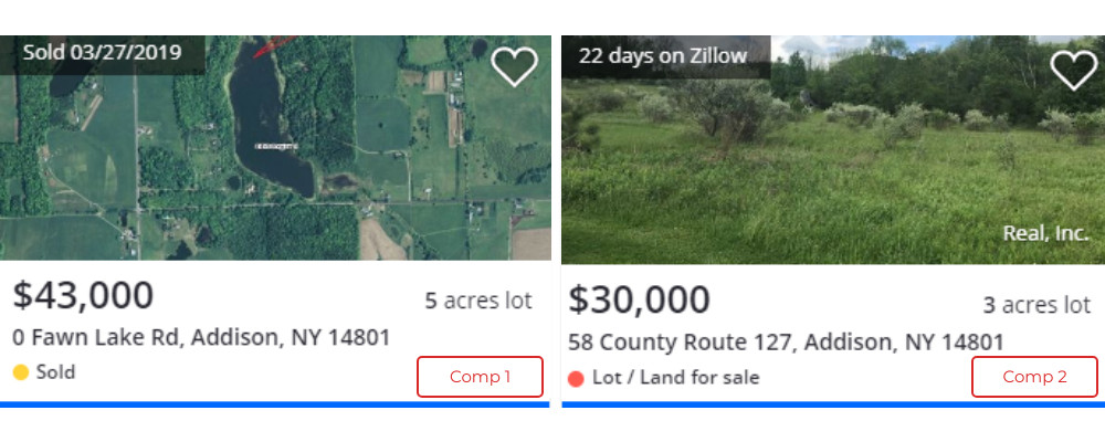 Land For Sale Addison, NY Comparable Land www.WeSellNewYorkLand.com