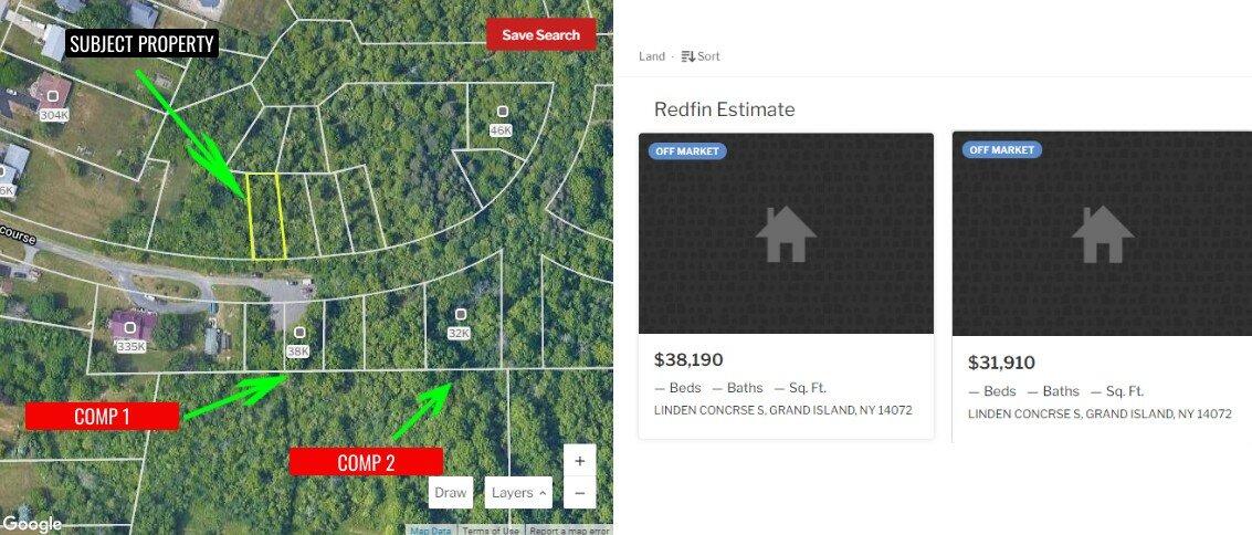 N Linden Concourse Grand Island, NY Comparable Land