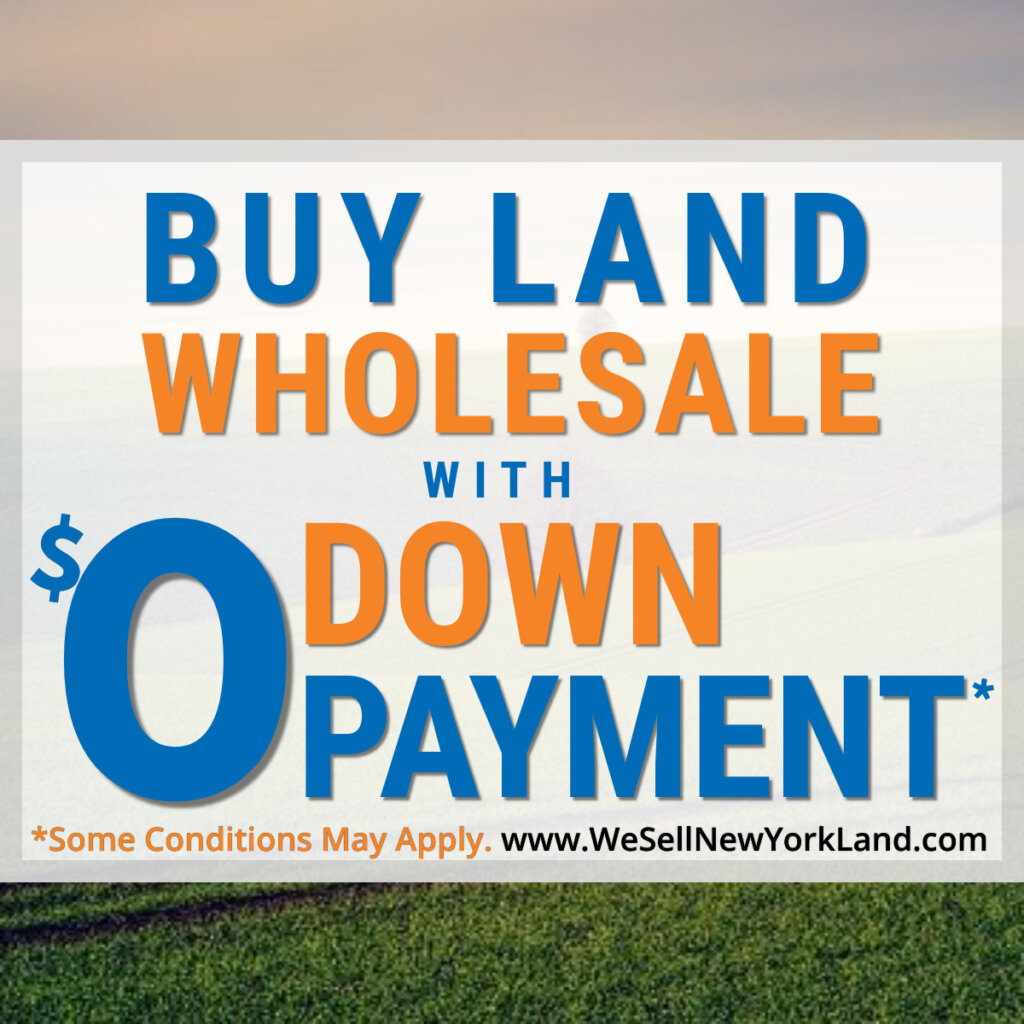 Wholesale Land For Sale With $0 Down