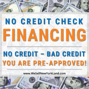 Wholesale Land For Sale With No Credit Check Financing