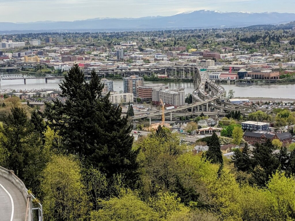 View of the Portland Area