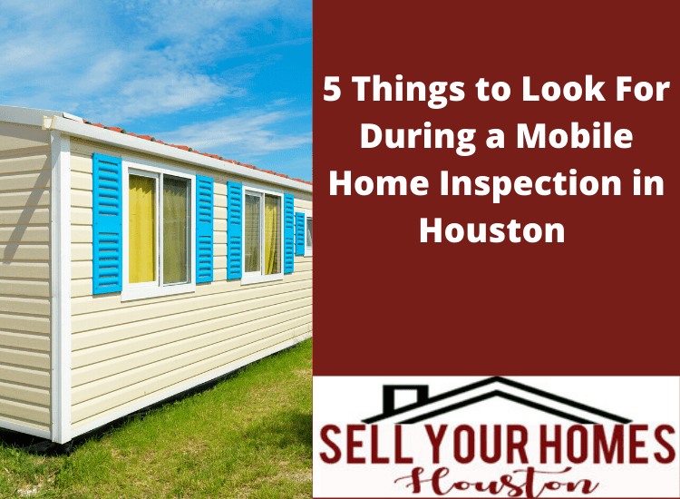 Mobile home inspection in Houston