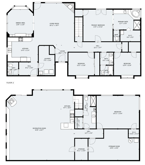 2 Family House Floor Plan Sutherlin Oregon