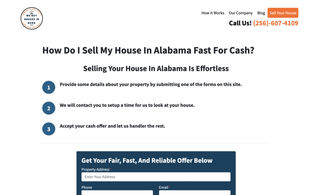 How Do I Sell My House in Alabama Fast for Cash?