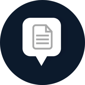 Icon with paper indicating we do all the paperwork for our customers