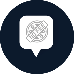 no fees icon indicating that there are no extra fees if we buy your house in Alabama fast