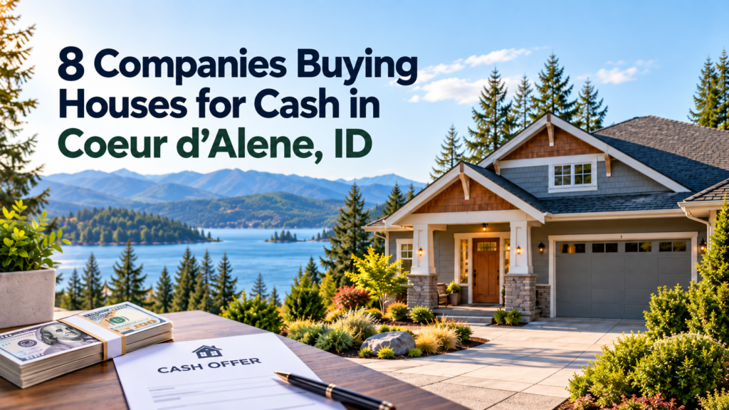 8 Companies Buying Houses for Cash in Coeur d’Alene, ID