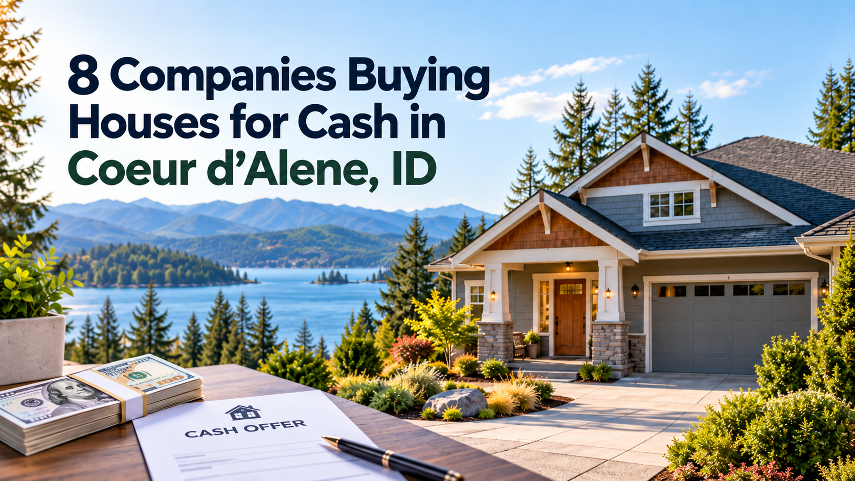 8 Companies Buying Houses for Cash in Coeur d’Alene, ID