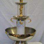 3 gal punch fount with gold