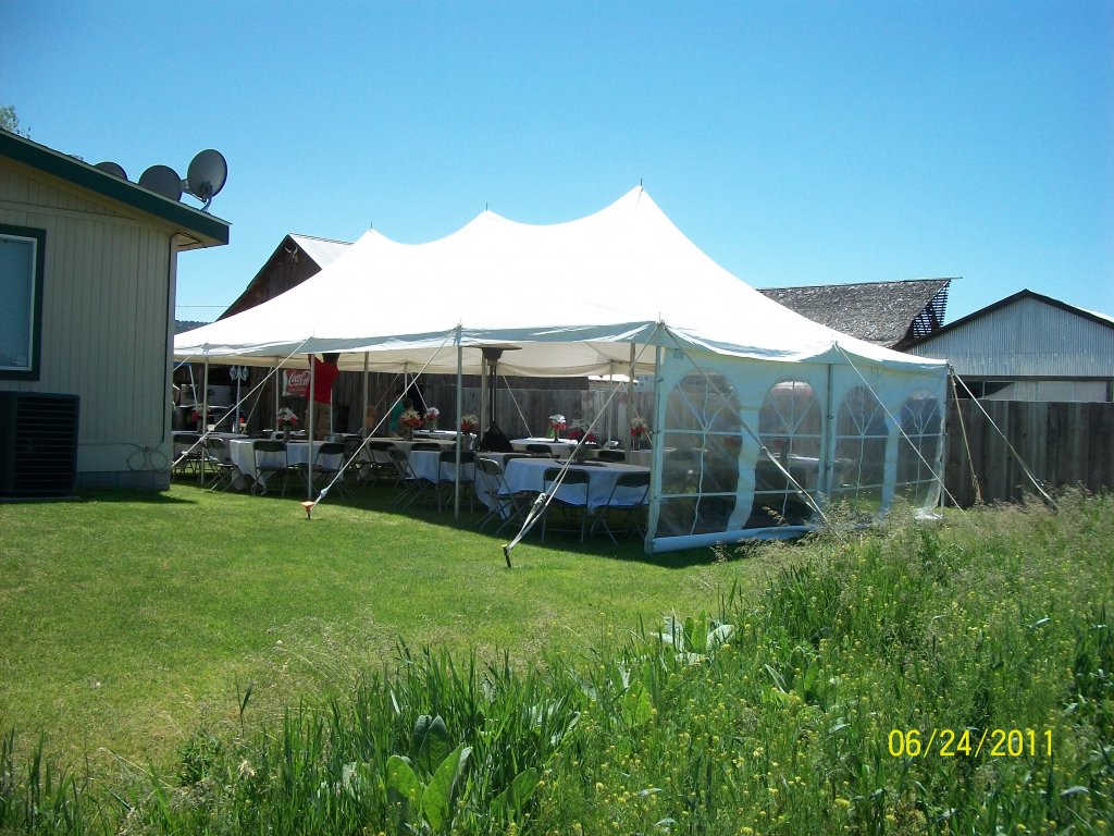 klamath falls event party tent rentals