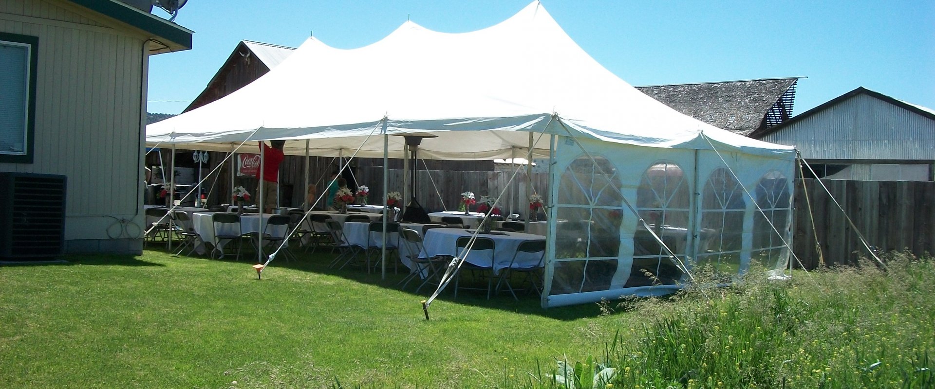 klamath falls event party tent rentals